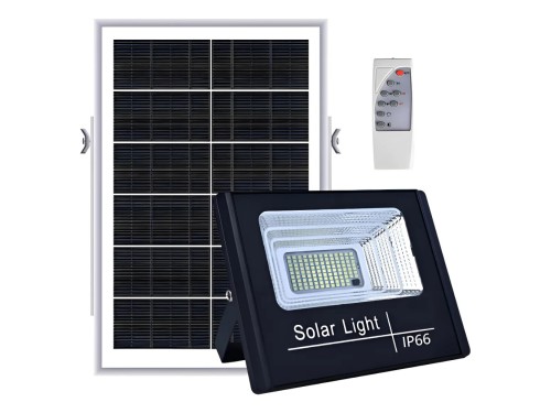 Reflector Solar 200W con Panel y Control Remoto