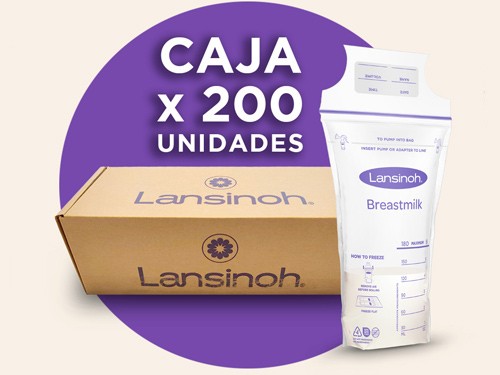 Bolsas de Almacenamiento de Leche Materna x 200 unidades Lansinoh