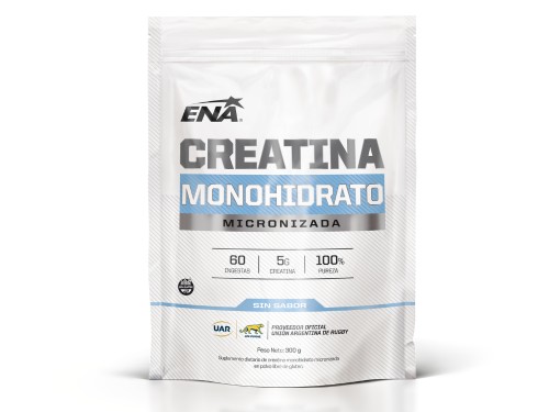 Creatina Monohidrato 300gr Micronizada Suplemento ENA Sport