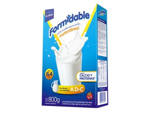 Leche en polvo Formidable 800g Pack x12 + ENVÍO GRATÍS