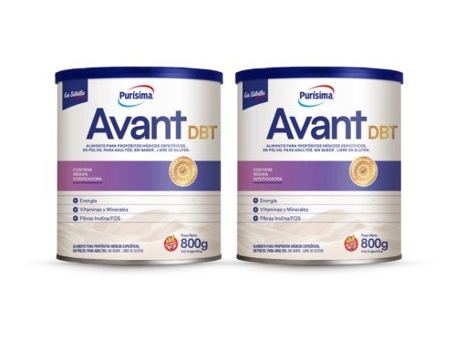 Suplemento Avant 800g Pack x2 latas DBT + ENVÍO GRATÍS