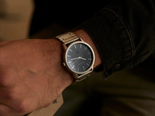 Reloj Platek plateado para hombre - Valkur