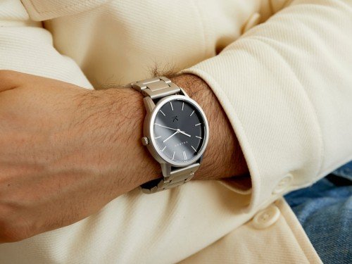 Reloj Platek plateado para hombre - Valkur