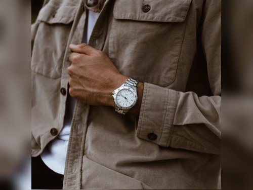 Reloj Anubis blanco / plateado para hombre - Valkur