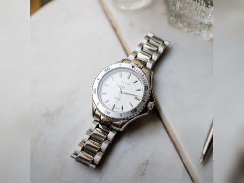 Reloj Anubis blanco / plateado para hombre - Valkur