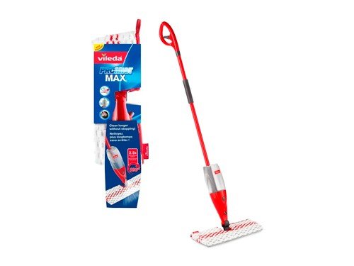 Vileda Promist Max Mopa Plana Microfibra Con Spray Trapeador
