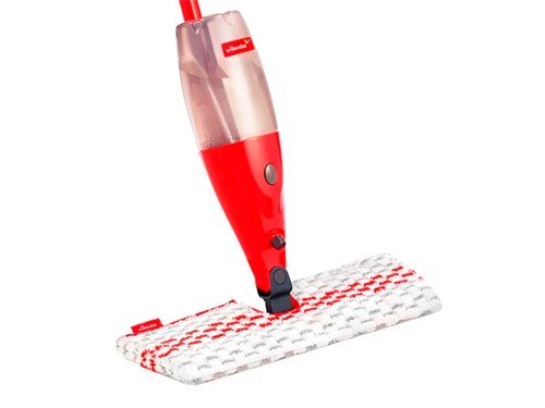Vileda Promist Max Mopa Plana Microfibra Con Spray Trapeador