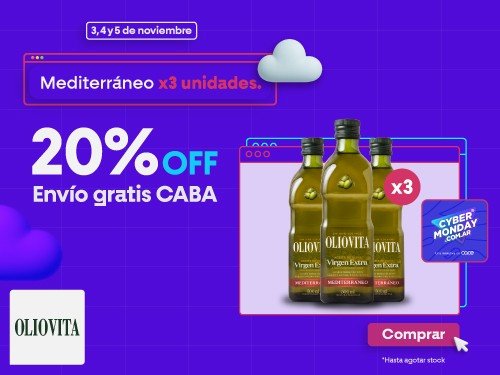 Aceite de Oliva Virgen Extra - Oliovita Blend Mediterráneo 3 unidades