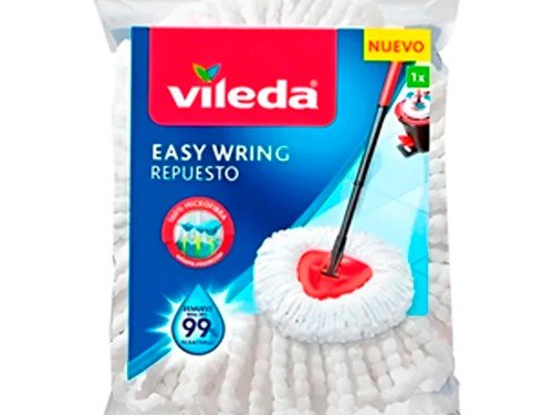 Vileda Easy Wring Repuesto Mopa Lampazo Microfibra Limpieza