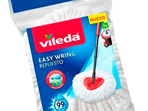 Vileda Easy Wring Repuesto Mopa Lampazo Microfibra Limpieza