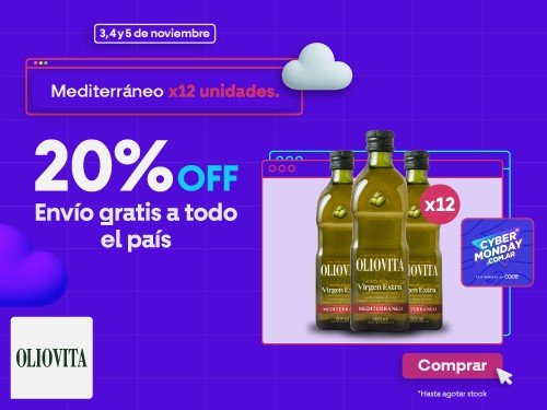 Aceite de Oliva Virgen Extra - Oliovita Blend Mediterráneo 12 unidades