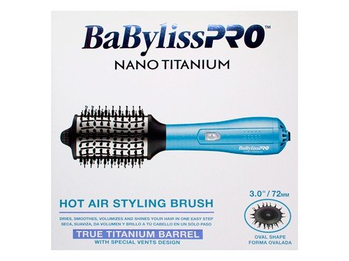 Babyliss Titanium Cepillo Secador Voluminizador De Pelo 72mm