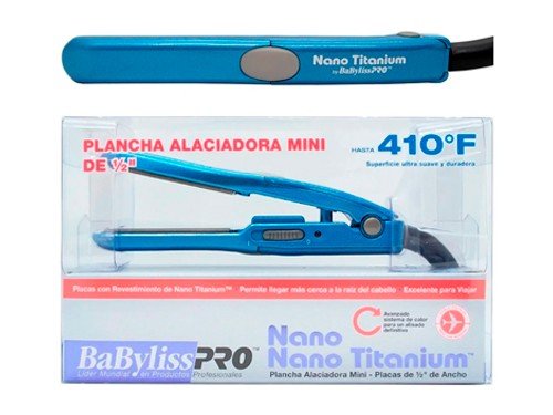 Babyliss 2050 Mini Planchita De Pelo Para Viajes Flequillera