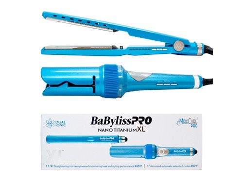 Babyliss Pro Set Xl Miracurl 25mm + Plancha Xl 9091 Cabello
