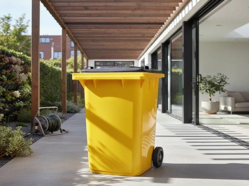 Recipiente De Residuos /reciclable X 120 Lts  Con Ruedas Colombraro