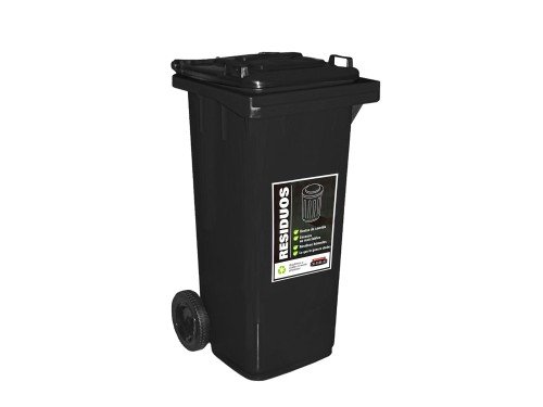 Recipiente De Residuos /reciclable X 120 Lts  Con Ruedas Colombraro