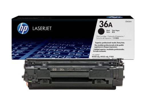 Toner 36A CB436A Original HP para Impresora LaserJet P1505 M1522 M1120