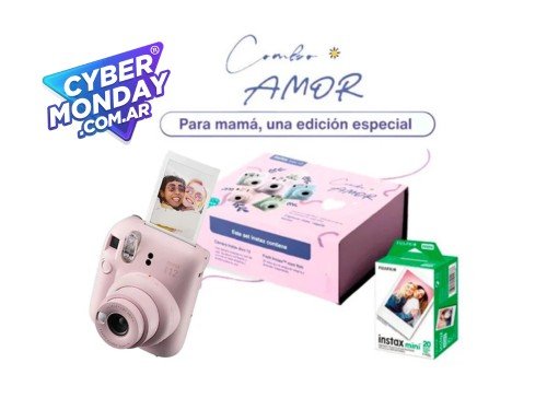 Instax Mini 12 Combo – Cámara instantánea con pack de fotos