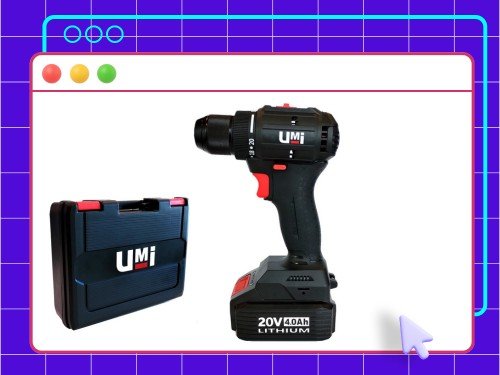 Taladro Atornillador 13mm a Bateria Con Maletin HU102KAR