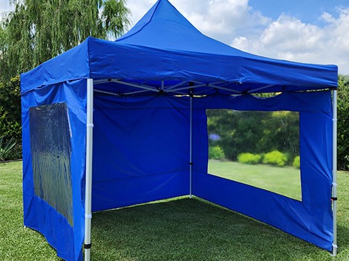 Gazebo Plegable Impermeable De Aluminio 3x3mts