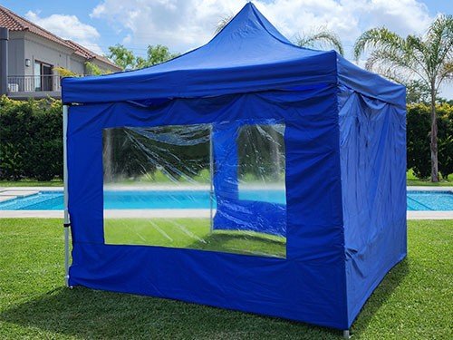 Gazebo Plegable Impermeable De Aluminio 3x3mts