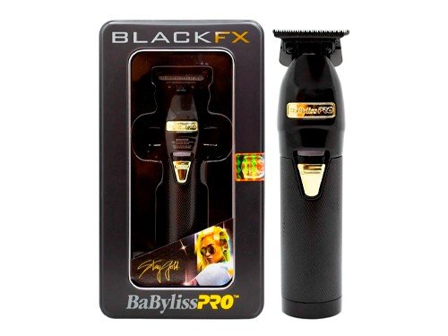 Babyliss Pro Black Fx Stay Gold Trimmer Patillera Cuchilla T