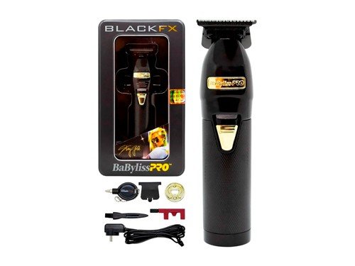 Babyliss Pro Black Fx Stay Gold Trimmer Patillera Cuchilla T