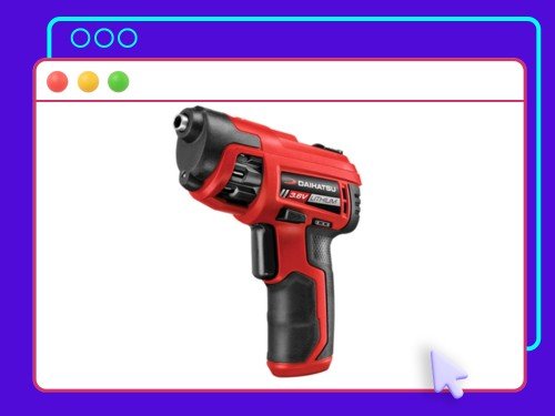 Atornillador inalambrico con puntas 3.6 V HI-A36M- DAIHATSU