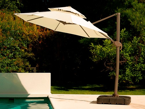 Sombrilla Lateral Beige 3 mts