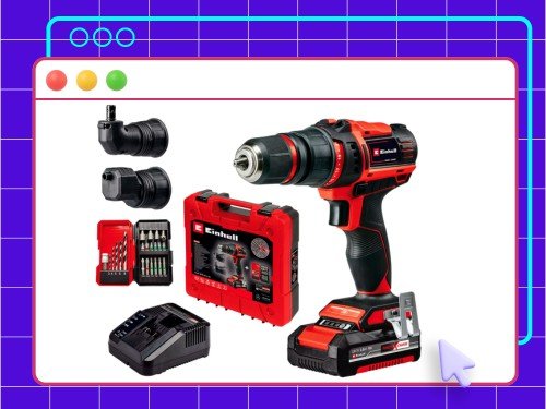 Taladro Atornillador Inalambrico TE-CD 18/45 3X-Li +22 1 2,0Ah