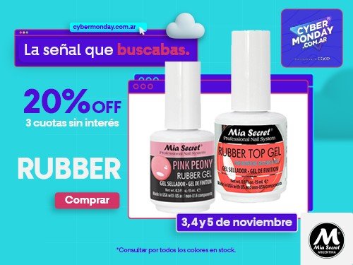 RUBBER 15 ml Uñas Fuertes y Flexibles. Nivelación Total.