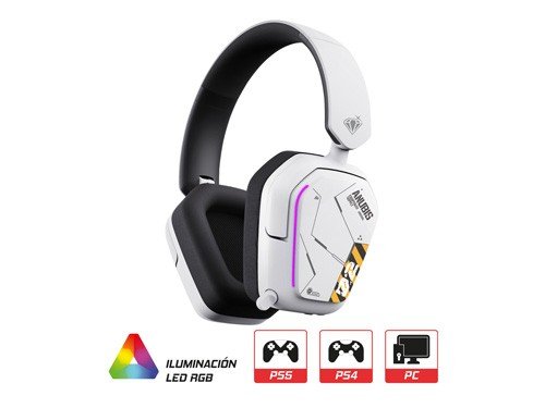 Auriculares Gamer Level Up Anubis Bluetooth, Dongle y Cableado PS5 PS4