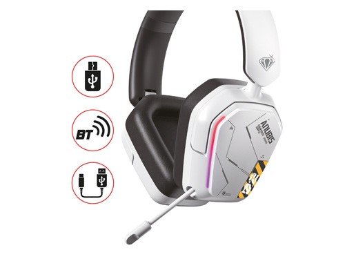 Auriculares Gamer Level Up Anubis Bluetooth, Dongle y Cableado PS5 PS4