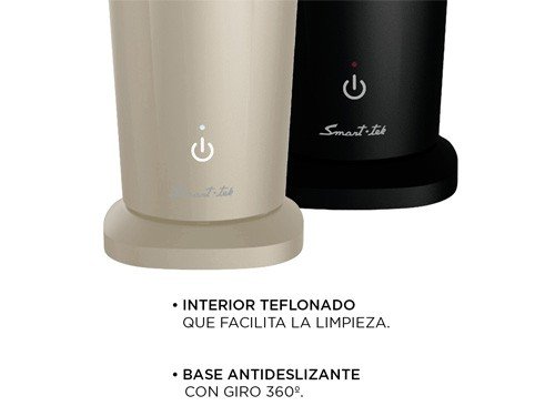 Espumero de Leche Smart-Tek [MF900] Leche fría y caliente - Negro