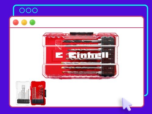 Set De Mechas x16 Pzs Encastre Hexagonal Einhell