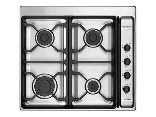 Anafe Acero Inoxidable 4 Hornallas Longvie