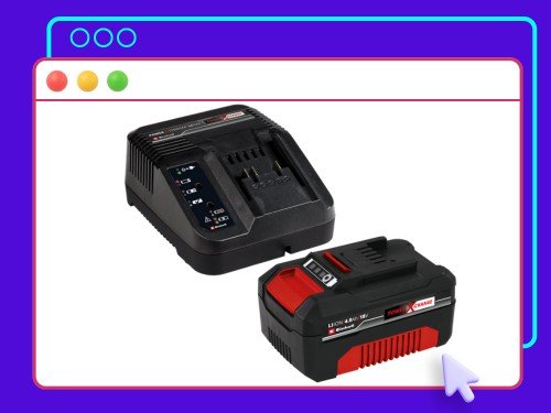 CARGADOR Y BATERIA 4,0 Ah EINHELL Starter Kit 4.0 Ah