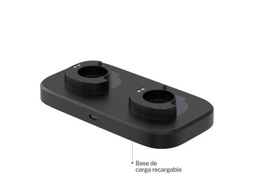 Salero Y Pimentero Electrico Smart-tek Usb Color Negro