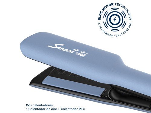 Secador Y Plancha De Pelo 2 En 1 Ceramica De Aire Alisadora Smart-tek