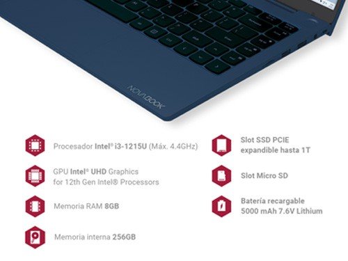 X-view Notebook V8 Intel I3 Ram 8gb 256gb Ssd 14.1 Fhd Windows 11