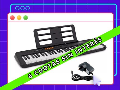 Teclado Musical Casio Casiotone Ct-s100 61 Teclas Negro