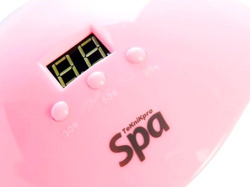 Teknikpro Spa Mini Cabina Lamp 36w Uñas Profesional Rosa