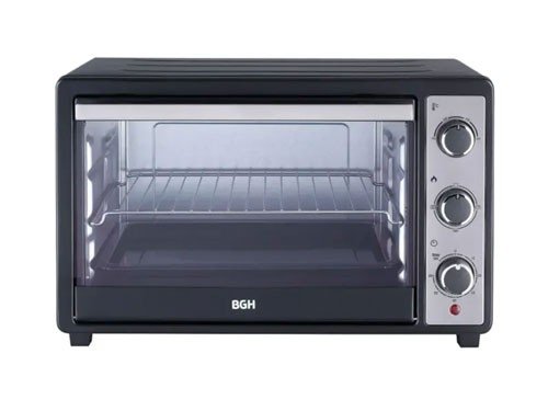 Horno Eléctrico BGH 55L Grill 2000w Negro BHE55M23N