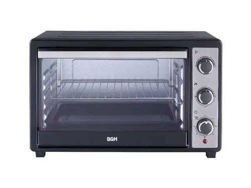 Horno Eléctrico BGH 40 lts 1500w doble grill Negro BHE40M23N