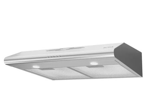 Purificador Dalton 60cm Inoxidable 2 Motores Luz Led 3 Vel STILO2-INOX