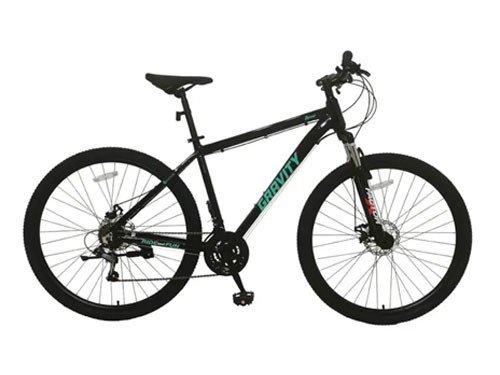 Bicicleta MTB Gravity Cuadro Aluminio R29 Talle M Negro/Verde