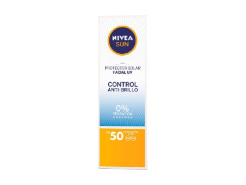 Protector Solar Facial Nivea Sun Control Brillo FPS 50 x 50 ml