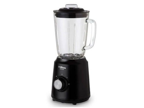 Licuadora Liliana Glassi 850w Jarra de Vidrio Negra AL340