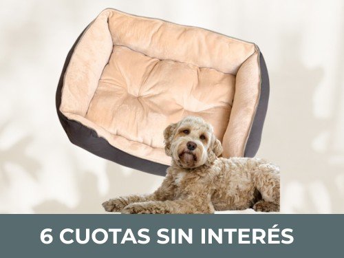 Moises Perro Cama Grande Premium Antistress Lavable Tusor y Corderito
