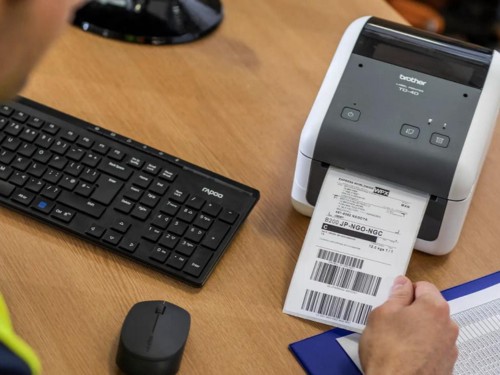 Impresora Brother TD4410 Imprime etiquetas Mercado Envios Flex Correo